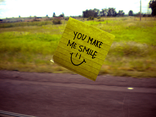 You do you make me smile